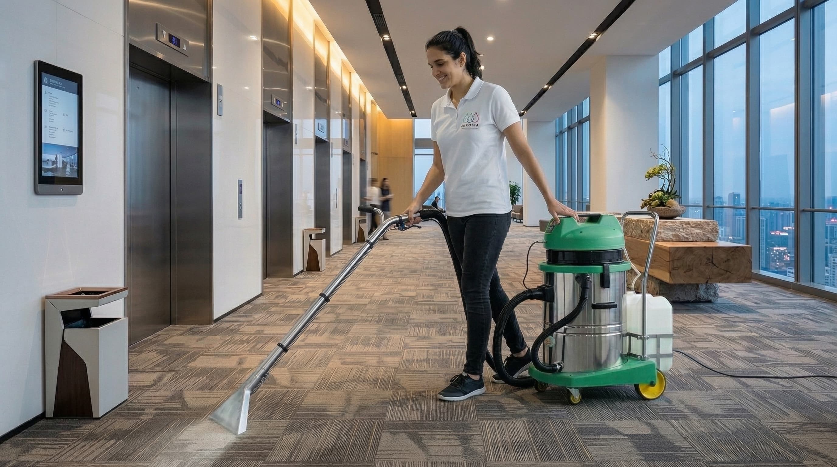 Aspiradora y extractora industrial de 80 litros